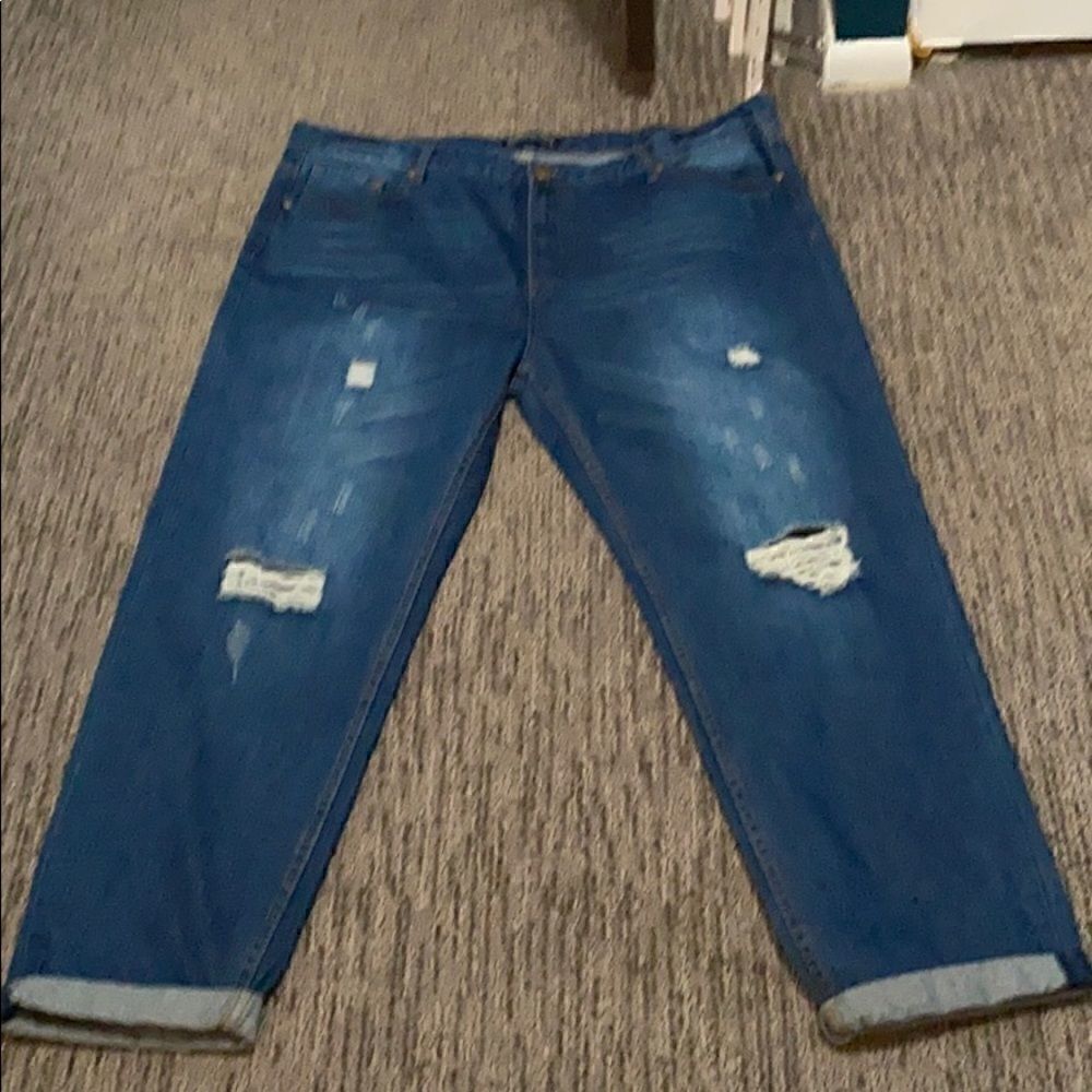 American Bazi Distressed Boyfriend style Jeans 3X